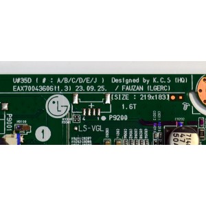 MAIN ORIGINAL PARA TV LG 4K UHD HDR SMART TV / NUMERO DE PARTE EBU67706709 / EAX70043606 / EAX70043606(1.3) / 67706709 / PANEL NC650TQG-VCKHG / DISPLAY ST6451D06-5 VER.2.1 / BOARD ST6451D06-5-XLR-2 / ST6451D06-5-XRR-2 / MODELO 65UT8000AUA.BUSDLJM