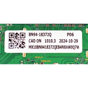 MAIN ORIGINAL PARA TV SAMSUNG 4K UHD HDR SMART TV / NUMERO DE PARTE BN94-18372Q / BN41-03136B / BN41-03136 / BN9418372Q / PANEL CY-QD085FGHV1H / DISPLAY ST8461D03-1 V2.1 / MODELO QN85Q72DDFXZA / QN85Q72DDFXZA CA04