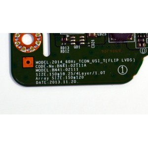 T-CON ORIGINAL PARA TV SAMSUNG / NUMERO DE PARTE BN96-38628A / BN41-02111A / BN41-02111 / BN9638628A / BN97-07969F / PANEL CY-JJ032BGLV4H / MODELO UN32J5205AFXZA / UN32J5205AFXZA FA05