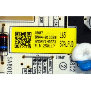 FUENTE DE PODER ORIGINAL PARA TV SAMSUNG / NUMERO DE PARTE BN44-01338B / L65S7A_FVD / BN4401338B / PANEL CY-BF065HGV8H / DISPLAY ST6451D06-9 V2.1 / MODELO UN65U8000FBXZA / UN65U8000FBXZA CB02