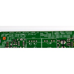 MAIN ORIGINAL PARA TV SAMSUNG / NUMERO DE PARTE BN94-10166V / BN41-02532A / BN41-02532 / BN9410166V / BN97-09386V / PANEL CY-GJ032BGLVAH / DISPLAY LSF320HN06-G01 / BN96-37038A / MODELO HG32NE478BFXZA / HG32NE478BFXZA FA01
