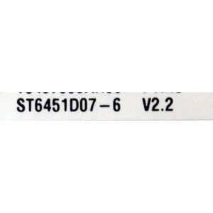 MAIN ORIGINAL PARA TV SONY BRAVIA 4K UHD HDR GOOGLE TV / NUMERO DE PARTE A5056853A 218 / 101227071 / A-5056-853-A 218 / PANEL YDDM065DGS11 / DISPLAY ST6451D07-6 V2.2 / MODELO XR-65X90CL / XR65X90CL