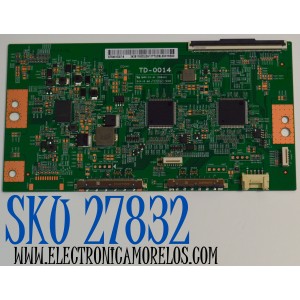 T-CON ORIGINAL PARA TV SONY / NUMERO DE PARTE 34291100DU / TD-0014 / ST6451D07-6 / 34291100DU2H11T / PANEL YDDM065DGS11 / ST6451D07-6 V2.2 / MODELO XR-65X90CL / XR65X90CL