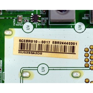 MAIN ORIGINAL PARA TV LG 4K UHD HDR SMART TV / NUMERO DE PARTE EBR24440301 / EAX70304203 / EAX70304203(1.2) / 24440301 / PANEL BOEB750WQ19F9F / DISPLAY HV750QUB-F9F / MODELO 75UA7500ZUA / 75UA7500ZUA.CUSFBH