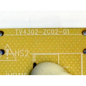FUENTE DE PODER ORIGINAL PARA TV ROKU SELECT SERIES / NUMERO DE PARTE 514C4302M07 / TV4302-ZC02-01 / E021M715-B1 / M07/3227-00851 / 2010142144 / DISPLAY V430DJ1-Q01 REV.D2 / MODELO 43R4AX / 43R4A4