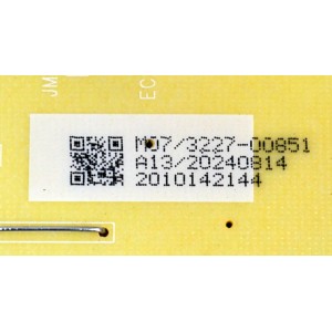 FUENTE DE PODER ORIGINAL PARA TV ROKU SELECT SERIES / NUMERO DE PARTE 514C4302M07 / TV4302-ZC02-01 / E021M715-B1 / M07/3227-00851 / 2010142144 / DISPLAY V430DJ1-Q01 REV.D2 / MODELO 43R4AX / 43R4A4