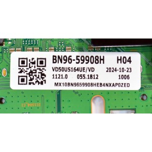 MAIN ORIGINAL PARA TV SAMSUNG 4K UHD HDR SMART TV / NUMERO DE PARTE BN96-59908H / BN41-03231A / BN41-03231 / KANT_SU2E_DU7000 / BN9659908H / PANEL CY-BD050HGJV1H / DISPLAY CV500U3-L01 / BN96-51685A / MODELO UN50DU6900FXZA / UN50DU6900FXZA GA05