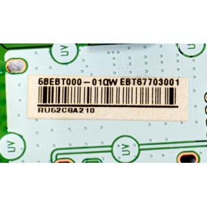 MAIN ORIGINAL PARA TV LG 4K UHD HDR SMART TV / NUMERO DE PARTE EBT67703001 / EAX69581205 / EAX69581205(1.0) / 67703001 / PANEL NC700TQG-VSLH5 / DISPLAY JE695R3HE47 / MODELO 70UQ7070ZUD / 70UQ7070ZUD.BUSNLKR