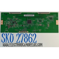 T-CON ORIGINAL PARA TV LG / NUMERO DE PARTE 2601620098 / PT860GS01-6-C-2 / 2601620098700G / MYHKC / PANEL NC860TQE-AHMH1 / DISPLAY PT860GS01-6 VER.1.0 / MODELO 86UT7550AUA / 86UT7550AUA.BUSTLKR