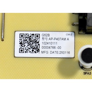 FUENTE DE PODER ORIGINAL PARA TV SONY / NUMERO DE PARTE 102410111 / AP-P500CM / 2955096704 / AP-P407AM A / 1-0241-011-1 / PANEL YDFO075MNS11 / DISPLAY ST7461D04-B V2.2 / MODELO K-75XR50C / K75XR50C