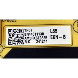 FUENTE DE PODER ORIGINAL PARA TV SAMSUNG / NUMERO DE PARTE BN44-01113B / L85E6N_BHS / BN4401113B / PANEL CY-SC085FGCV2H / DISPLAY PT850GT02-5 VER.1.0 / MODELO UN85DU8000CXZA / UN85DU8000CXZA XB01