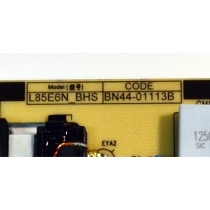 FUENTE DE PODER ORIGINAL PARA TV SAMSUNG / NUMERO DE PARTE BN44-01113B / L85E6N_BHS / BN4401113B / PANEL CY-SC085FGCV2H / DISPLAY PT850GT02-5 VER.1.0 / MODELO UN85DU8000CXZA / UN85DU8000CXZA XB01