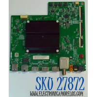 MAIN ORIGINAL PARA TV TCL 4K UHD HDR GOOGLE TV / NUMERO DE PARTE 30800-001026 / 40-R51MPF-MAD2HG / 11602-500852 / 30801-001018 / V8-R51MT08-LF / PANEL LVU580NDEL / DISPLAY CV580U3-L02 REV:01 / MODELO 58S470G