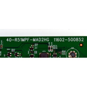 MAIN ORIGINAL PARA TV TCL 4K UHD HDR GOOGLE TV / NUMERO DE PARTE 30800-001026 / 40-R51MPF-MAD2HG / 11602-500852 / 30801-001018 / V8-R51MT08-LF / PANEL LVU580NDEL / DISPLAY CV580U3-L02 REV:01 / MODELO 58S470G