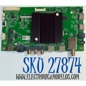MAIN ORIGINAL PARA TV ROKU SELECT SERIES / NUMERO DE PARTE 515C90102M24 / MT90102-ZC01-01 / M24/1929-00304 / 2010145655 / DISPLAY ST7461D03-2 VER.2.3 / MODELO 75R6AX