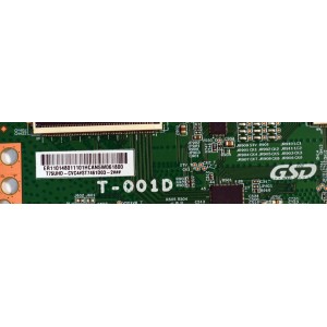 T-CON ORIGINAL PARA TV ROKU SELECT SERIES / NUMERO DE PARTE T75UHD-CVC4 / T-001D / ST7461D03-2 / ER110148011101H / DISPLAY ST7461D03-2 VER.2.3 / MODELO 75R6AX