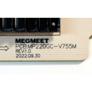 FUENTE DE PODER ORGINAL PARA TV VIZIO / NUMERO DE PARTE 60101-05235 / MP220GC-V755M / MP220GC-OD2265Q6 / 60101-05235A0MMS / PANEL BOEI650WQ1 / DISPLAY HV650QUB-F71 / MODELO M65Q6-L4 / M65Q6-L4 LBSFR7KA