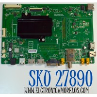 MAIN ORIGINAL PARA TV RCA 4K UHD HDR / NUMERO DE PARTE PB19050141 / 5800-A9M02B-0P10 / PB19050141-34887 / PANEL CC575PU1L / DISPLAY CC575PU1L 01 / MODELO RHOS581SM-D