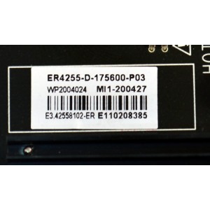 FUENTE DE PODER ORIGINAL PARA TV RCA / NUMERO DE PARTE AE0050491 / ER4255 / ER4255-D-175600-P03 / AE0050491-20200427 / PANEL CC575PU1L / DOSPLAY CC575PU1L 01 / MODELO RHOS581SM-D