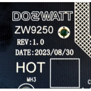 FUENTE DE PODER ORIGINAL PARA TV PHILIPS / NUMERO DE PARTE 81-PBE122-Z215001 / ZW9250 / ZW9250 REV:1.0 / WP24040074 / ZW9250-D-128600-P10-04 / E3.92508092-ER / PANEL LVU700CHDX E0061 / T8-70D6220-LPY002 / DISPLAY CV700U2-T01 REV:04 / MODELO 70PUL7553/F7