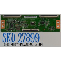 T-CON ORIGINAL PARA TV VIZIO / NUMERO DE PARTE 44-98900440 / 47-6060033 / HV650QUBF71 / 44-9890044O / PANEL BOEI650WQ1 / DISPLAY HV650QUB-F73 / MODELO M65Q6-L4 / M65Q6-L4 LBVR7PB