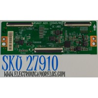 T-CON ORIGINAL PARA TV HISENSE / NUMERO DE PARTE 409738 / RSAG7.820.10545/ROH / TX24883GFZ / PANEL HD425Y1U71-T0L2\ROH / DISPLAY HV430QUB-F70 / MODELO 43R6E4