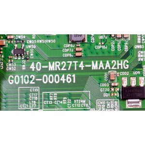 MAIN ORIGINAL PARA TV TCL 4K UHD HDR ROKU TV / NUMERO DE PARTE G0301-000577 / G0102-000461 / 40-MR27T4-MAA2HG / MR27T1 / G0301-000577-Z00 / G0301-000577-Z0S / V8-MR27K01-LF / PANEL LVU650NDAL / DISPLAY JR645R3HA3L / MODELO 65S451
