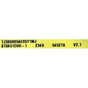 MAIN ORIGINAL PARA TV SAMSUNG / NUMERO DE PARTE BN94-18176E / BN41-03158A / BN41-03158 / BN9418176E / BN97-20769A / PANEL CY-NC065HGHVXH / DISPLAY ST6451D06-1 V2.1 / BN96-54527A / MODELO LH65QBCEBGCXGO