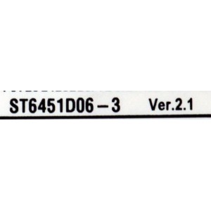 MAIN ORIGINAL PARA TV TCL 4K UHD HDR ROKU TV / NUMERO DE PARTE G0301-000463 / G0102-000304 / 40-MR27T1-MAC2HG / MR27T1 / G0301-000463-Z00 / G0301-000463-Z0S / V8-MR27K01-LF / PANEL LVU650NDAL / DISPLAY ST6451D06-3 VER.2.1 / MODELO 65S451