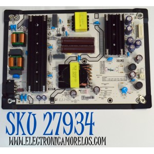 FUENTE DE PODER ORIGINAL PARA TV HISENSE / NUMERO DE PARTE 356583 / RSAG7.820.12362/ROH / CQC13134095636 / HDCEM1 / 12362-P / PANEL HD650H1U73-T0LB6 / DISPLAY HV650QUB-F72 REV.2.0 / MODELO 65R6E4