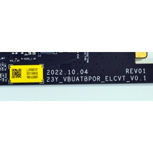 T-CON ORIGINAL PARA TV SAMSUNG / NUMERO DE PARTE BN96-55775A / 23Y_VBUATPOR_ELCVT_V0.1 / LJ94-50872F / QAC650AE01-A01 / BN9655775A / LJ9450872F / PANEL CY-AC065FLLVDH / MODELO QN65S90CDFXZA / QN65S90CDFXZA FB02