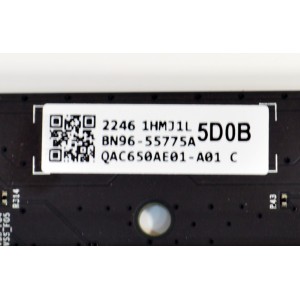 T-CON ORIGINAL PARA TV SAMSUNG / NUMERO DE PARTE BN96-55775A / 23Y_VBUATPOR_ELCVT_V0.1 / LJ94-50872F / QAC650AE01-A01 / BN9655775A / LJ9450872F / PANEL CY-AC065FLLVDH / MODELO QN65S90CDFXZA / QN65S90CDFXZA FB02