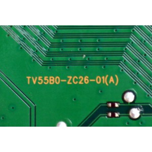 T-CON ORIGINAL PARA TV ONN / NUMERO DE PARTE 513C55B0M91 / TV55B0-ZC26-01(A) / 303C55B0231 / E022M727-A2 / M91/7690-03012 / 2130006635 / DISPLAY ST4951D01-3 VER.2.1 / MODELO 100012585 50"