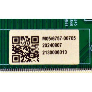 T-CON ORIGINAL PARA TV ONN / NUMERO DE PARTE 513C75A0M05 / TV75A0-ZC26-01(A) / 303C75A0231 / M05/6757-00705 / 2130006313 / PANEL JR745R3HA2Y / JR745R3HA2Y / MODELO 100044717 75"