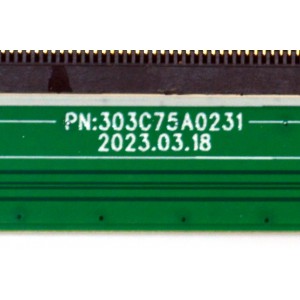 T-CON ORIGINAL PARA TV ONN / NUMERO DE PARTE 513C75A0M05 / TV75A0-ZC26-01(A) / 303C75A0231 / M05/6757-00705 / 2130006313 / PANEL JR745R3HA2Y / JR745R3HA2Y / MODELO 100044717 75"
