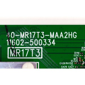 MAIN ORIGINAL PARA TV TCL 4K UHD HDR ROKU TV / NUMERO DE PARTE 30800-000396 / 11602-500334 / 40-MR17T3-MAA2HG / MR17T3 / 30801-000363 / V8-MR17K01-LF / PANEL LVU430NDEL / DISPLAY V430DJ1-Q01 REV.D2 / MODELO 43S431