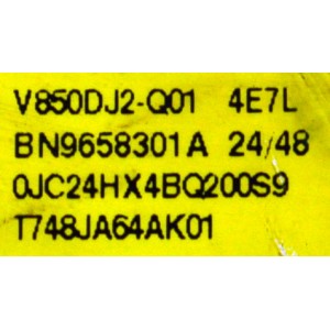 MAIN ORIGINAL PARA TV SAMSUNG 4K UHD HDR SMART TV / NUMERO DE PARTE BN96-60522A / BN41-03231A / BN41-03231 / BN9660522A / PANEL CY-BD085HGNV2H / DISPLAY V850DJ2-Q01 / BN96-58301A / MODELO UN85DU7200DXZA / UN85DU7200DXZA DB03