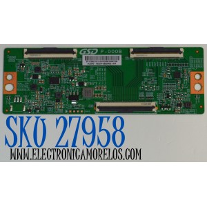 T-CON ORIGINAL PARA TV VIZIO / NUMERO DE PARTE T43UHD-ASS2 / P-000B / GSD P-000B / ER1Z0021011101HC / PANEL TPT430WR-QVN03.U / DISPLAY T430QVN03.T / MODELO VQD43M-0801 / VQD43M-0801 LTPWV5JB