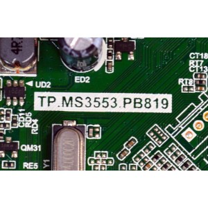 MAIN FUENTE COMBO ORIGINAL PARA TV ONN / NUMERO DE PARTE 317GAAMBA58CVT0030 / TP.MS3553.PB819 / AMBA58CVTA / T19077-TX / A19141213 / PANEL TPV320B5-J8Q01.N / DISPLAY V320BJ8-Q01 REV.C1 / MODELO 100002458 32"