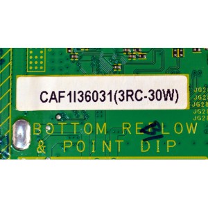MAIN FUENTE COMBO ORIGINAL PARA TV SANSUI / NUMERO DE PARTE CAF1I36031 / CMM247B / NTSC / CAF1I36031(3RC-30W) / PANEL V236BJ1-P01 / DISPLAY V236BJ1-P02 REV.C1 / MODELO SLED2400