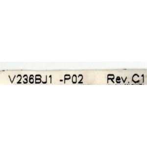 MAIN FUENTE COMBO ORIGINAL PARA TV SANSUI / NUMERO DE PARTE CAF1I36031 / CMM247B / NTSC / CAF1I36031(3RC-30W) / PANEL V236BJ1-P01 / DISPLAY V236BJ1-P02 REV.C1 / MODELO SLED2400