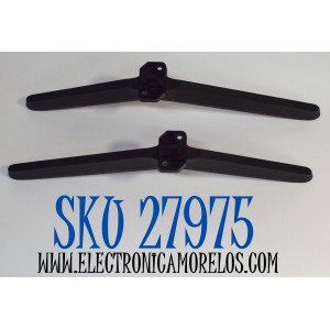 KIT DE BASES ORIGINAL PARA TV HISENSE 2 PIEZAS / NUMERO DE PARTE RSAG8.078.7359 / PA6-GF30 / MODELO 75R6E5
