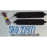 KIT DE BOCINAS ORIGINAL PARA TV ONN 2 PIEZAS / NUMERO DE PARTE MTC4260 / MTC 4260 / MODELO 100012585 50"