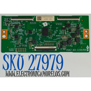 T-CON ORIGINAL PARA TV HISENSE / NUMERO DE PARTE 407900 / RSAG7.820.11100/ROH / HD650H1U51-TALB6 / DISPLAY T650QVN07.6 / MODELO 65QD65NF