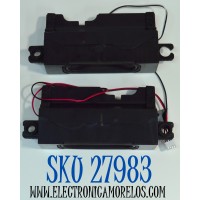 KIT DE BOCINAS ORIGINAL PARA TV VIZIO 2 PIEZAS / NUMERO DE PARTE 1032056 / VT1032056 / B439 / B439-BA010 / MODELO M55Q6-L4 / M55Q6-L4 LBVFN8KB