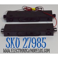 KIT DE BOCINAS ORIGINAL PARA TV ONN 2 PIEZAS / NUMERO DE PARTE MTC65LED / MODELO 65R4A5R / 100044717 75"