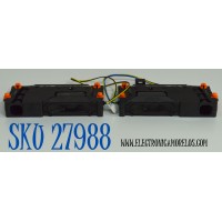 KIT DE BOCINAS ORIGINAL PARA TV SAMSUNG 2 PIEZAS / NUMERO DE PARTE BN96-58391B / BN63-21112AX001 / BN63-21109AX001 / BN63-21111AX001 / BN63-21110AX001 / 43DU7000 / B24H03SC22 / MODELO UN50DU6900FXZA / UN50DU6900FXZA