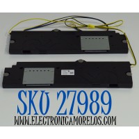 KIT DE BOCINAS ORIGINAL PARA TV SAMSUNG 2 PIEZAS / NUMERO DE PARTE BN96-60684B / BN63-21571A / BN63-21573A / BN63-21572A / BN63-21574A / LS03F TOP / B75A25BJ07 / MODELO QN75LS03FWDXZA / QN75LS03FWDXZA CA01