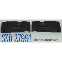 KIT DE BOCINAS ORIGINAL PARA TV LG 2 PIEZAS / NUMERO DE PARTE EAB63650701 / EAB63650702 / E5G01Z / E5F30Y / MODELO 49LF6300-UA / 49LF6300-UA.BUSYLJR