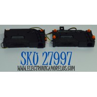 KIT DE BOCINAS ORIGINAL PARA TV SAMSUNG 2 PIEZAS / NUMERO DE PARTE BN96-58391A / BN63-21112AX001 / BN63-21110AX001 / BN63-21109X001 / BN63-21111AX001 / 43DU7000 / C13M09SV31 / MODELO UN43DU7200BXZA / UN43DU7200BXZA XB01